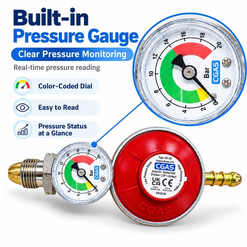 Propane gas regulator - gas,