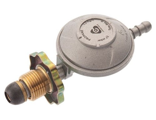 Hand tighten screw propane - on,